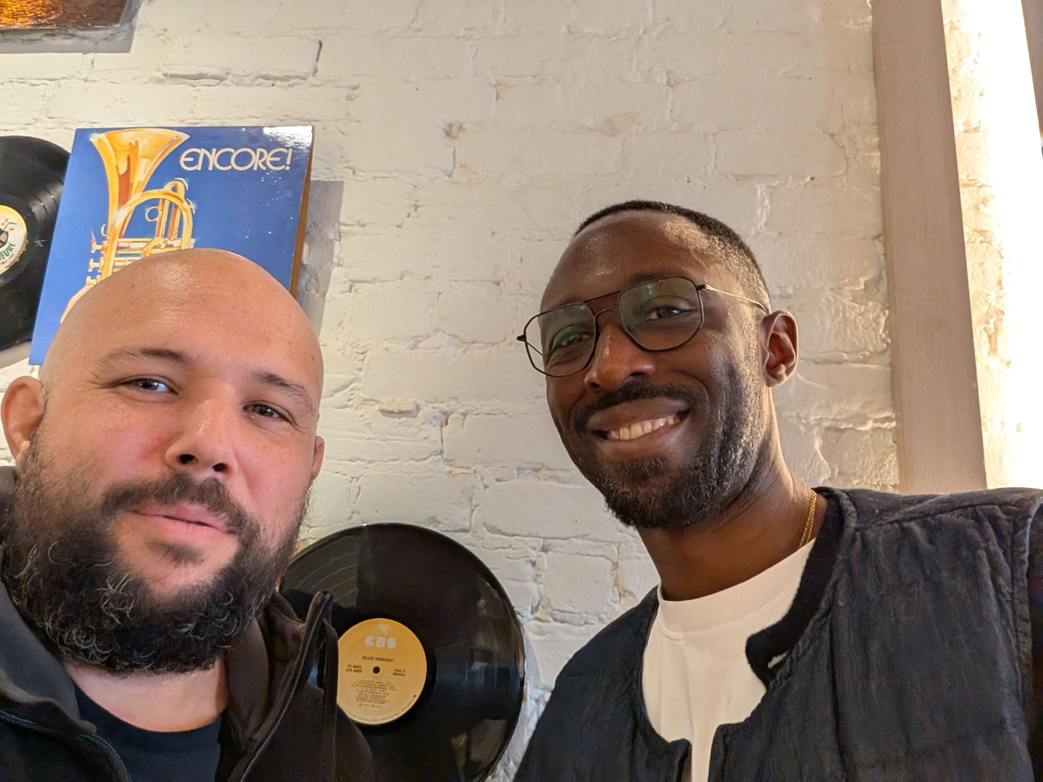 Selfie avec Thomas Ngijol au Mix'heure, à Montréal